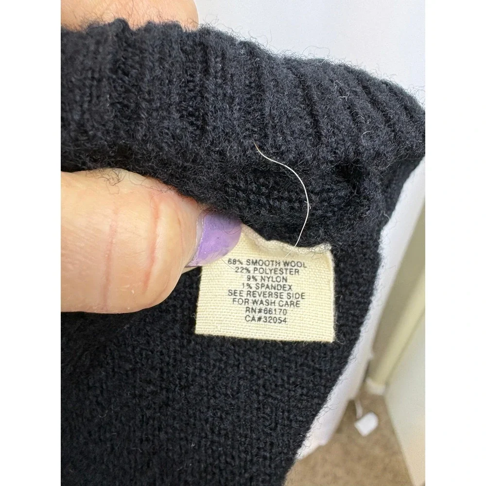 Free People Wool Blend Whimsigoth Dark Coquette Cottagecore Cardigan XS NWT